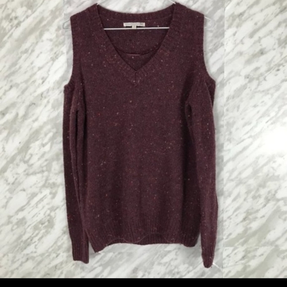 Rebecca Minkoff Page Cold-Shoulder Knit Sweater - wool, nylon & alpaca - Picture 2 of 8
